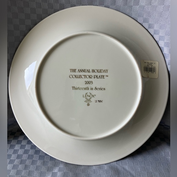 Lenox Holiday Angel Collector Plate 2003 Edition 10.5” - Picture 2 of 11